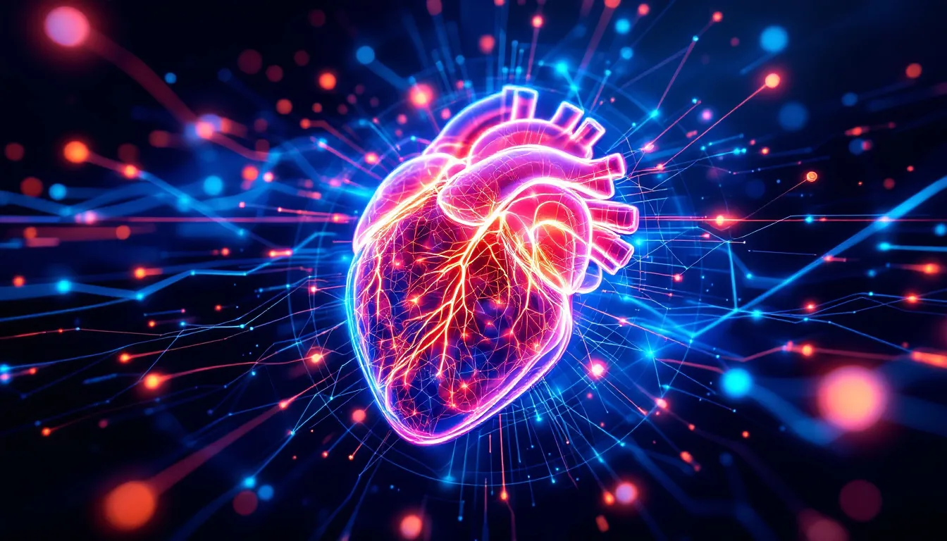 AI-powered cardiac imaging technology, illustrating advancements in healthcare diagnostics.